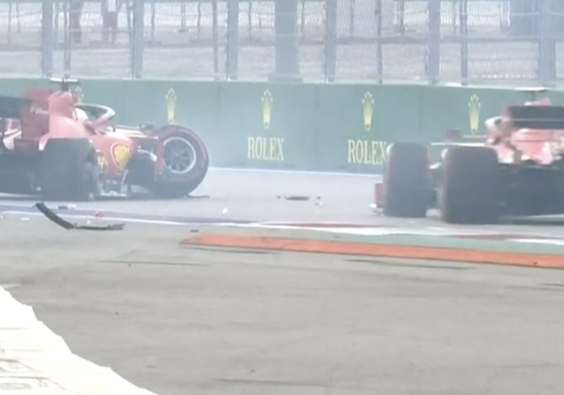 Hamilton survives major scare to claim stunning Russian GP pole after Vettel crash