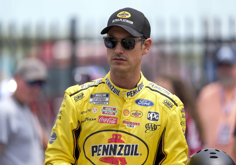 A generic image of NASCAR driver Joey Logano