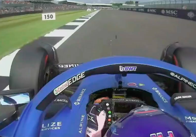 VIDEO: El terrible rebote de Fernando Alonso en Silverstone