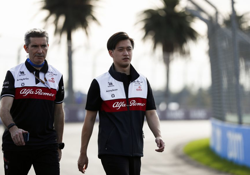 Why Zhou was unhappy with F1 helmet cam