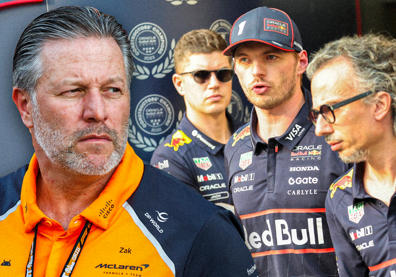 Brown, Mekies, Verstappen, socials