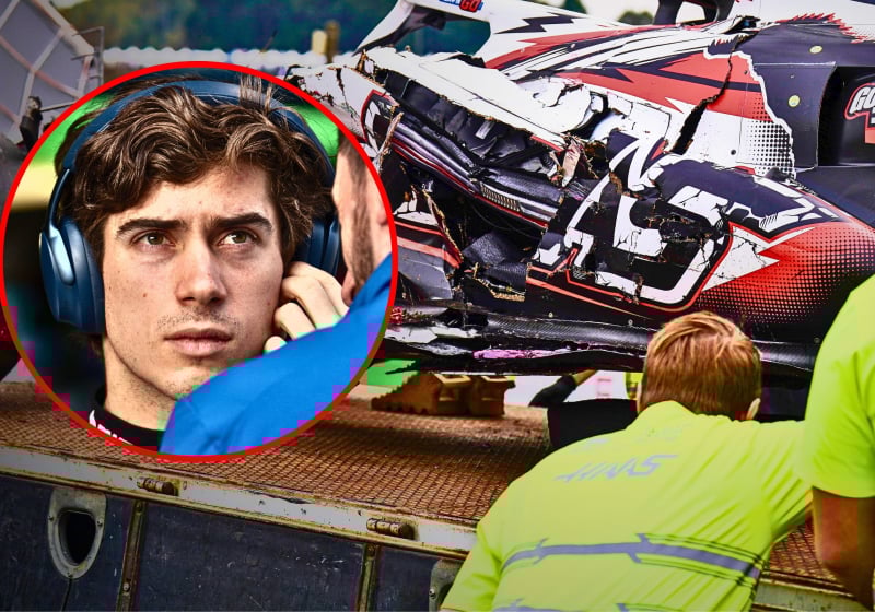 Colapinto enorm geschrokken van horrorcrash Bearman: "Heel lastig en gevaarlijk zo"