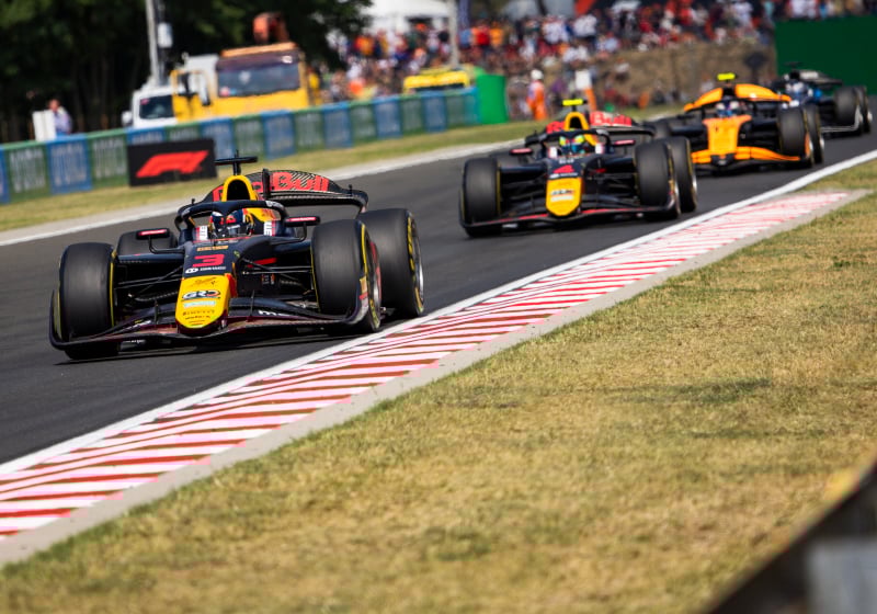 Marti leading F2 at Hungaroring ahead of Lindblad and Dunne