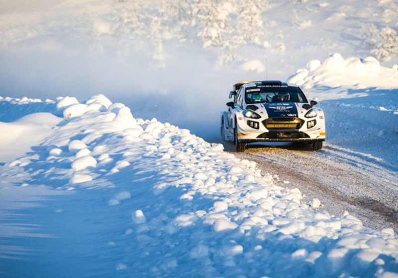 Valtteri Bottas enjoyed a successful rallying debut