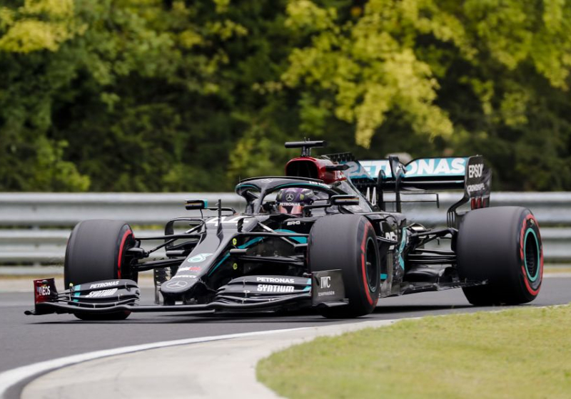 Kwalificatie GP Hongarije: Pole voor Hamilton, Verstappen ver weg