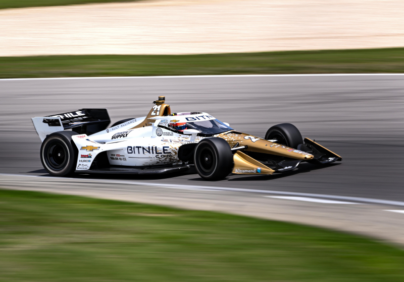 VeeKay vierde op zaterdag in Indianapolis: "Dit geeft een heel goed gevoel"