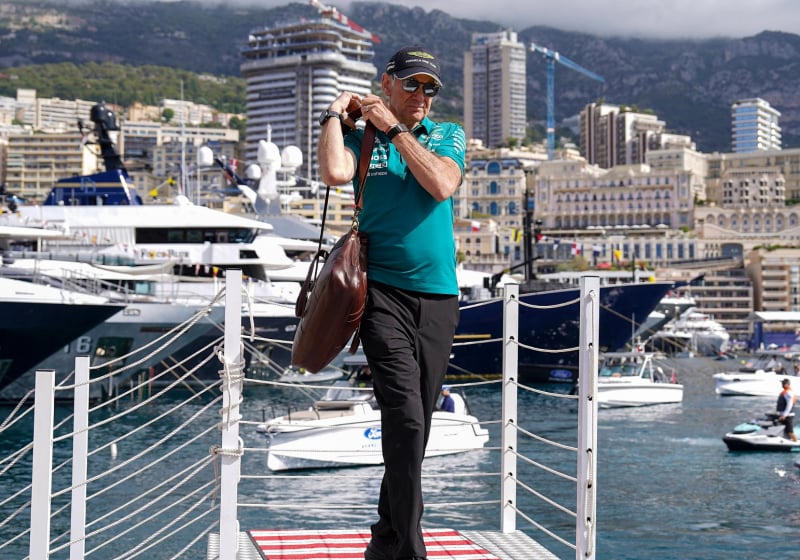 Adrian Newey avoids media at Monaco Grand Prix as Aston Martin replacement steps in
