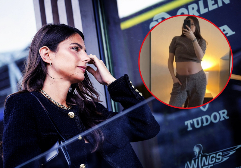 Kelly Piquet deelt video zwangere buik op Instagram, geboorte baby Verstappen komt dichterbij