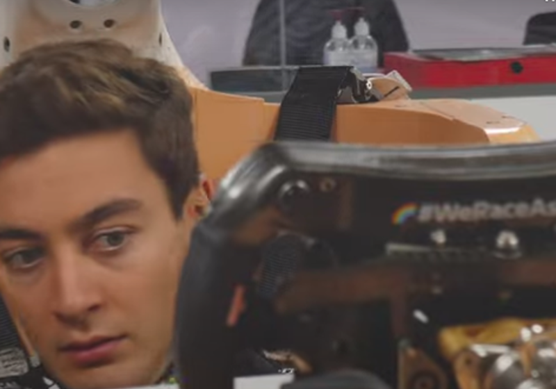 Russell da adelanto del Mercedes 2023