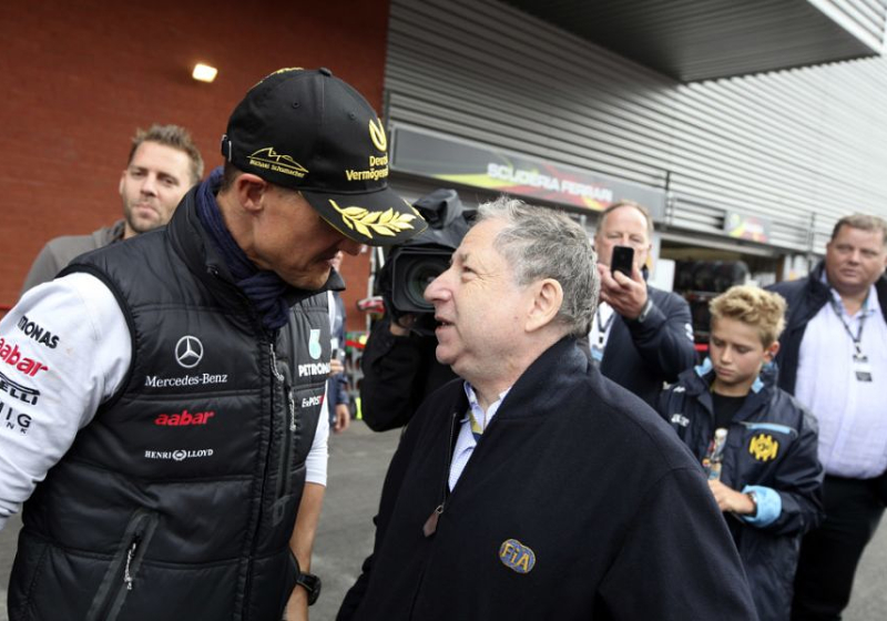 Todt over toestand Schumacher: 'Hopen dat dingen langzaam gaan verbeteren'