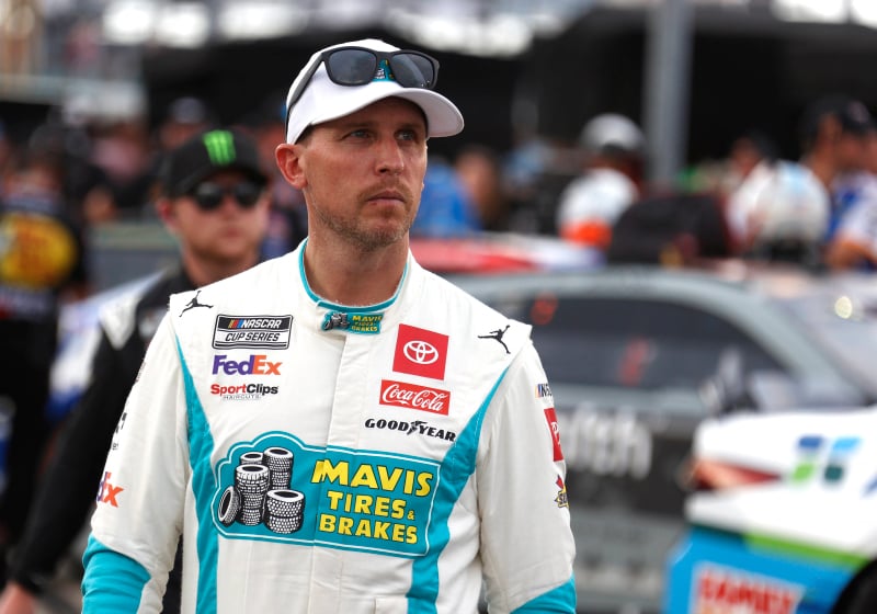 A generic image of NASCAR driver Denny Hamlin