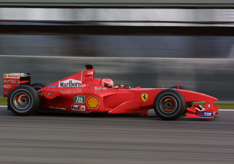 Auto waarin Schumacher F1-titel won geveild: geschatte waarde van 7,5 miljoen dollar