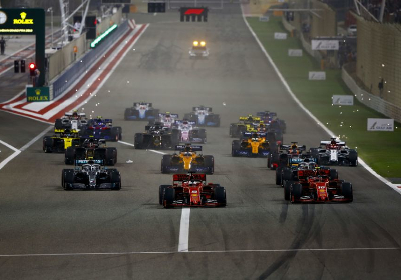 Grand Prix Bahrein: Hamilton profiteert van drama bij Ferrari