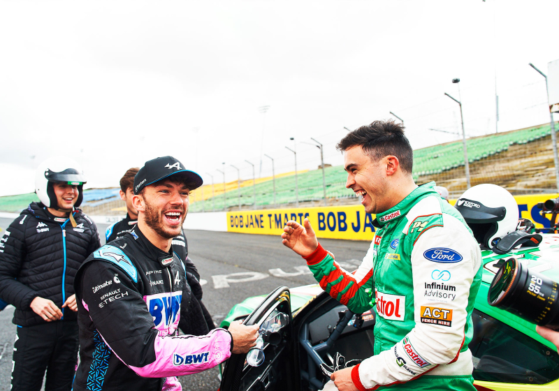 Alpine duo Gasly and Ocon sample Supercars sensation