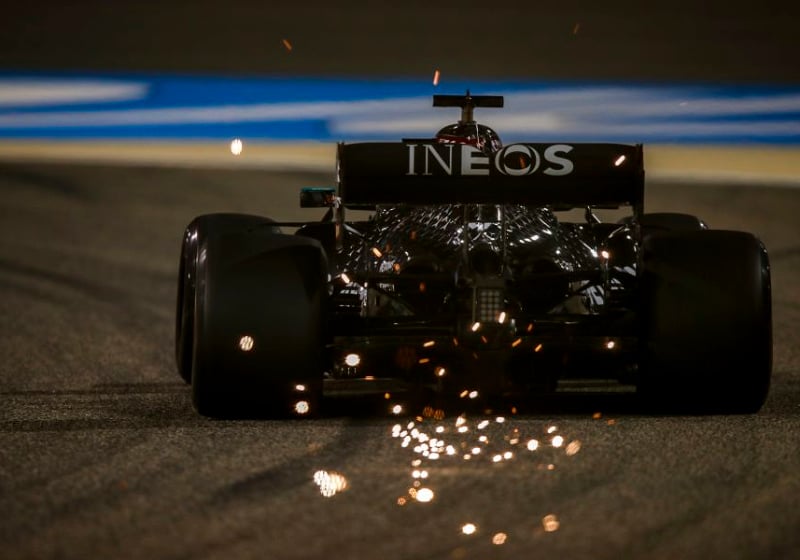 Kwalificatie Grand Prix Bahrein: Hamilton op pole, Verstappen derde