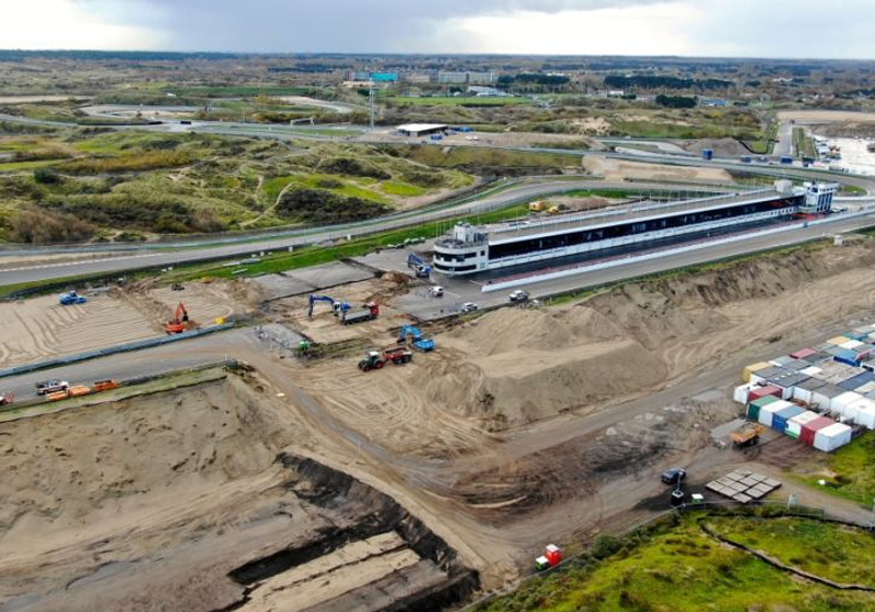 Zandvoort ligt op schema: 'Maar het weer kan nog roet in het eten gooien'