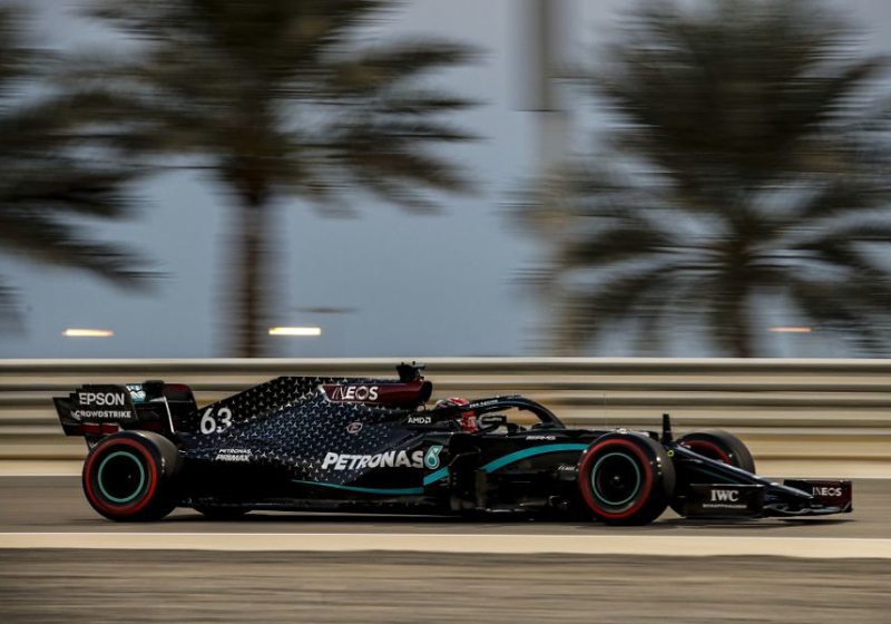 Eerste vrije training Grand Prix van Sakhir: Russell snelste bij debuut voor Mercedes