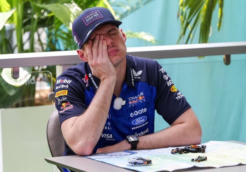 Verstappen corrigeert F1-journalist in Miami: “Niet liegen tegen de fans!”