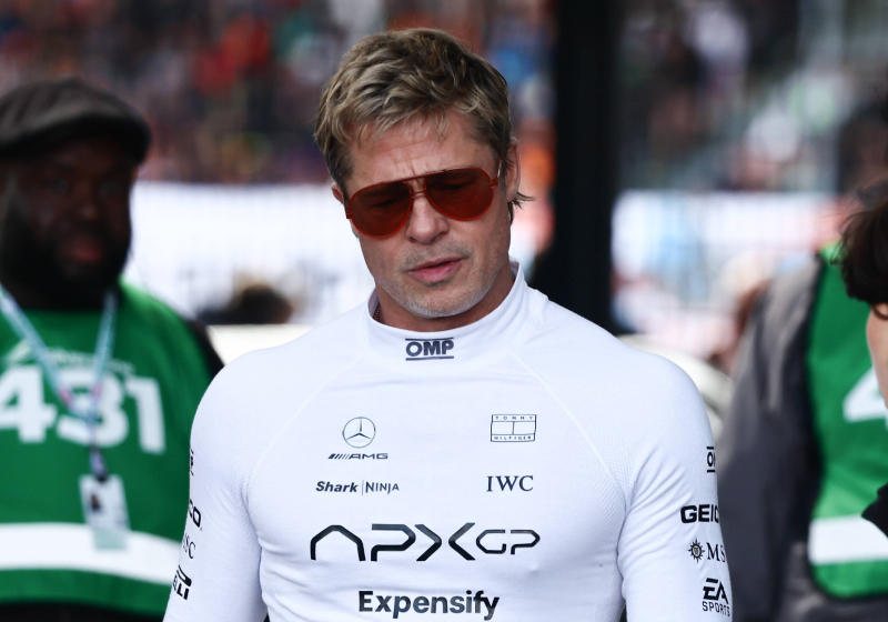 Brad Pitt F1 movie ROOKIE ERROR spotted at Mexican Grand Prix