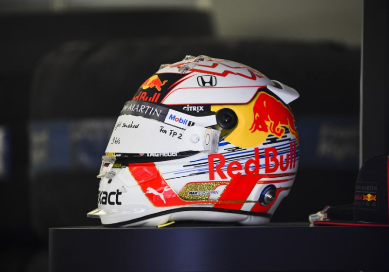 Verstappen's head too big for Red Bull's helmets