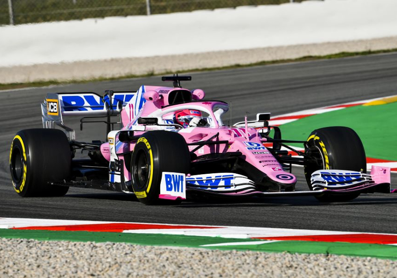 Racing Point over 'roze Mercedes': 'Onze auto is geheel zelf ontworpen'