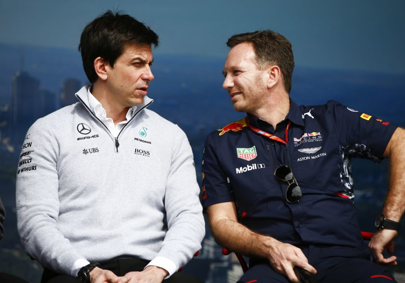 Christian Horner literally LOLs at Wolff and Mercedes demise