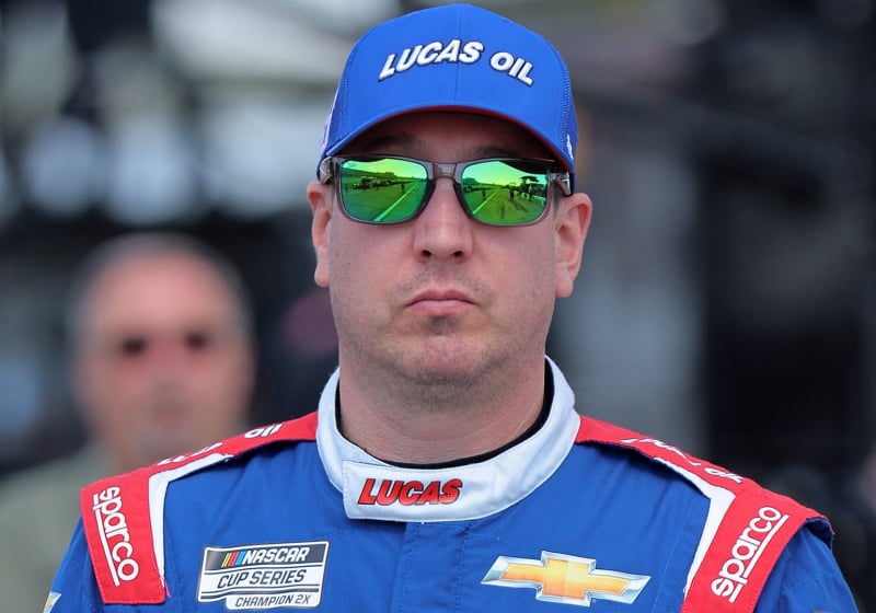 A generic image of NASCAR driver Kyle Busch