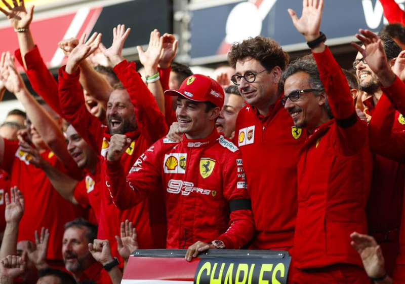 Binotto admits surprise at Leclerc's speed