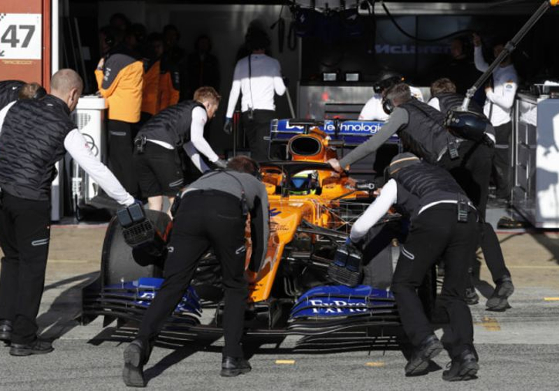 McLaren garage fire played down as 'very small'
