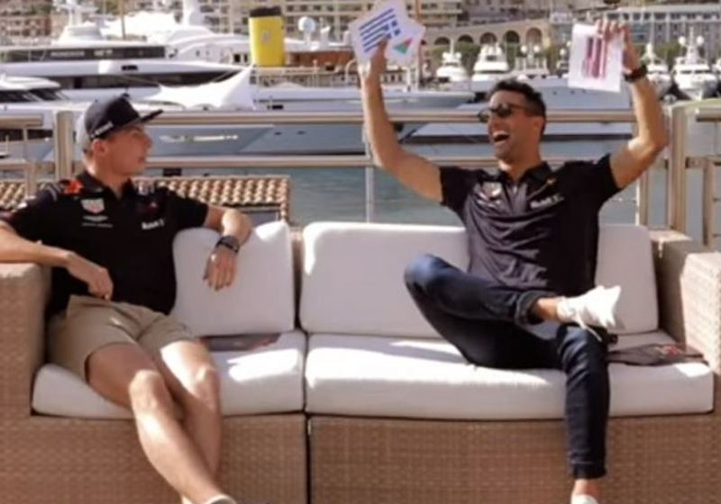 VIDEO: Verstappen en Ricciardo vragen elkaar het hemd van het lijf!