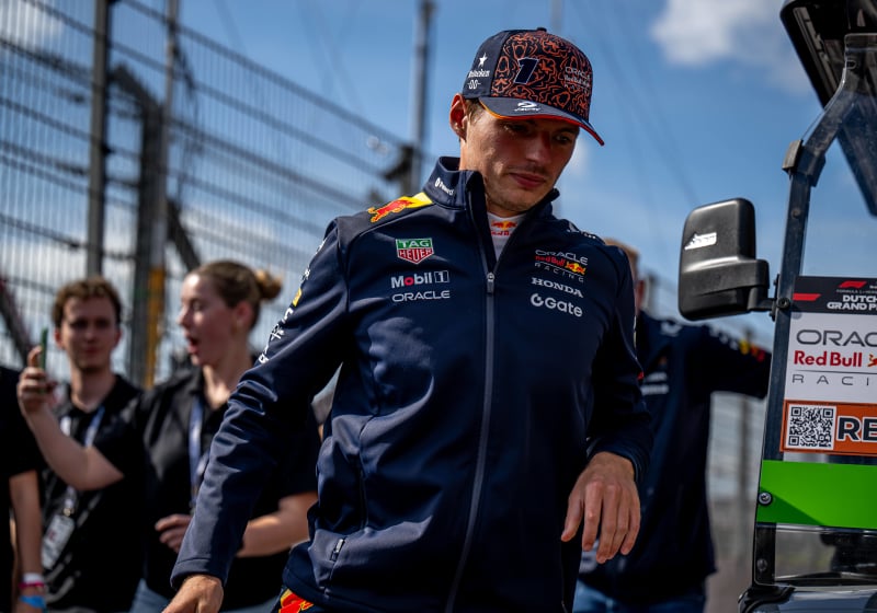 Max Verstappen in Zandvoort