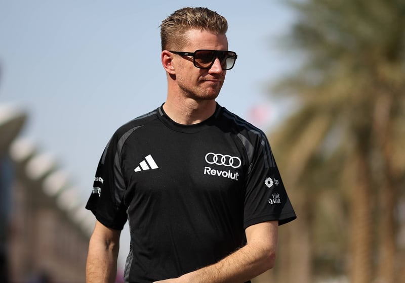 Audi F1 star's car catches fire BEFORE Miami race start
