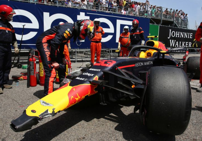Damage of Verstappen crashes confirmed by Red Bull