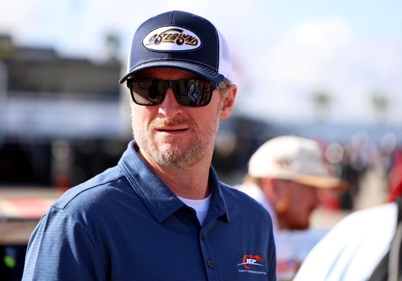 An image of former NASCAR driver Dale Earnhardt Jr