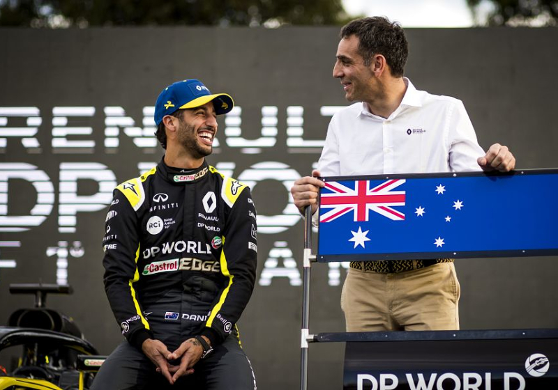 Abiteboul baalt van vertrek Ricciardo: "Ik ben een beetje teleurgesteld"
