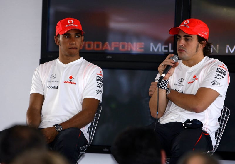 Alonso, Hamilton, McLaren, Mercedes, 2007, generic