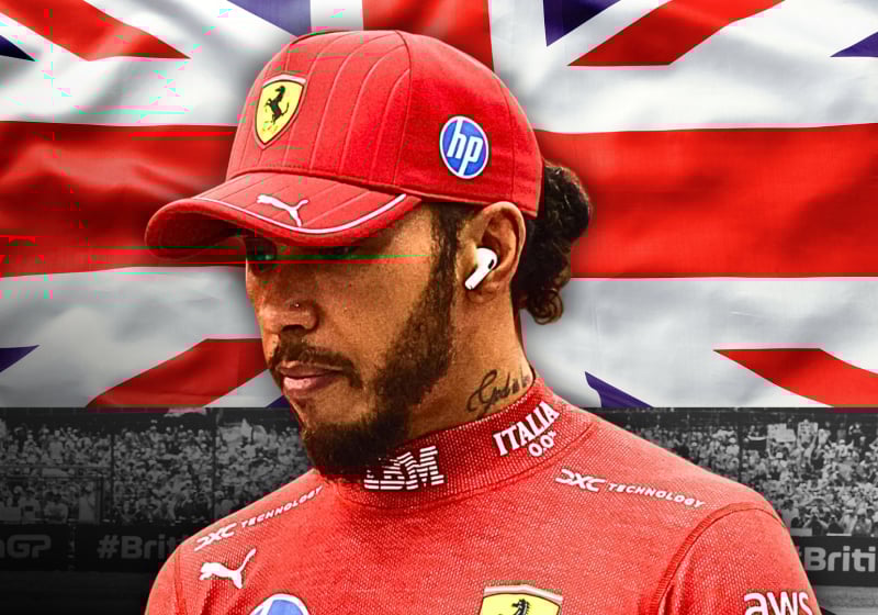lewis hamilton, ferrari, uk flag, british gp, silverstone