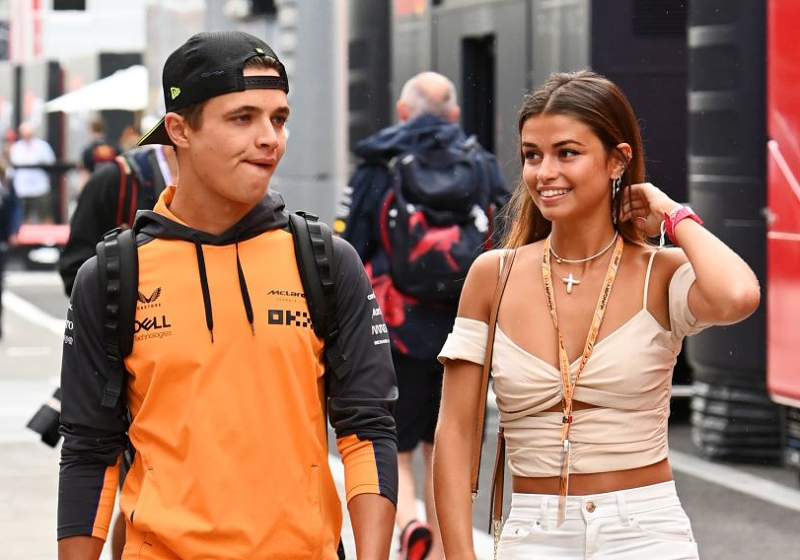 Lando Norris recibe burla de su ex pareja