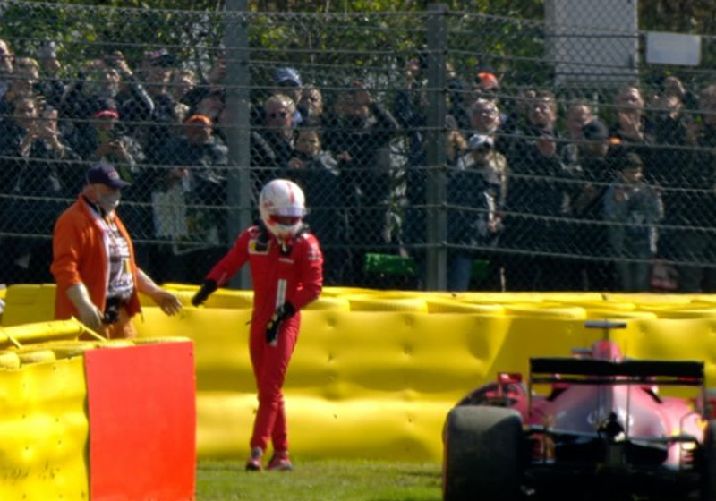 Leclerc's "small mistake" leads to Ferrari chassis change