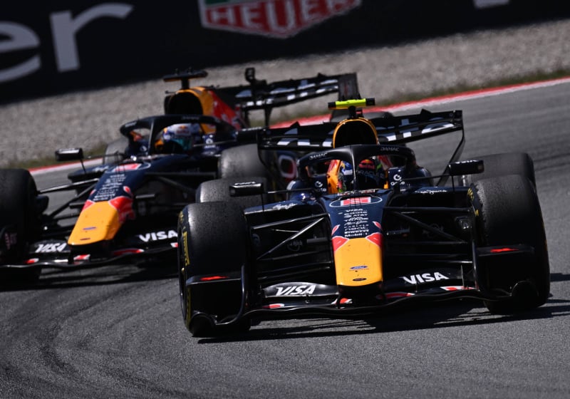 Mekies reageert op situatie Hadjar en Verstappen in Bakoe