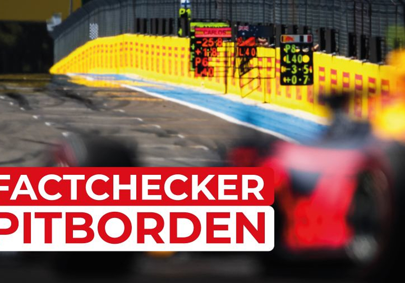 Factchecker: Waarom gebruiken Formule 1-teams nog pitborden?