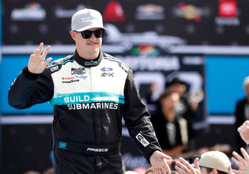 NASCAR Cup Series driver Ryan Preece at the 2025 Daytona 500