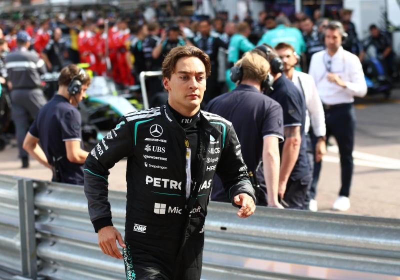 Russell reed expres ontzettend langzaam bij staande herstart Monaco: dit is waarom