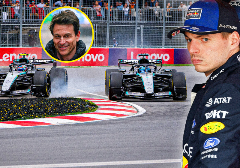 Wolff wijst naar onderonsje Russell en Antonelli: "Zou Verstappen ruimte hebben gelaten?"