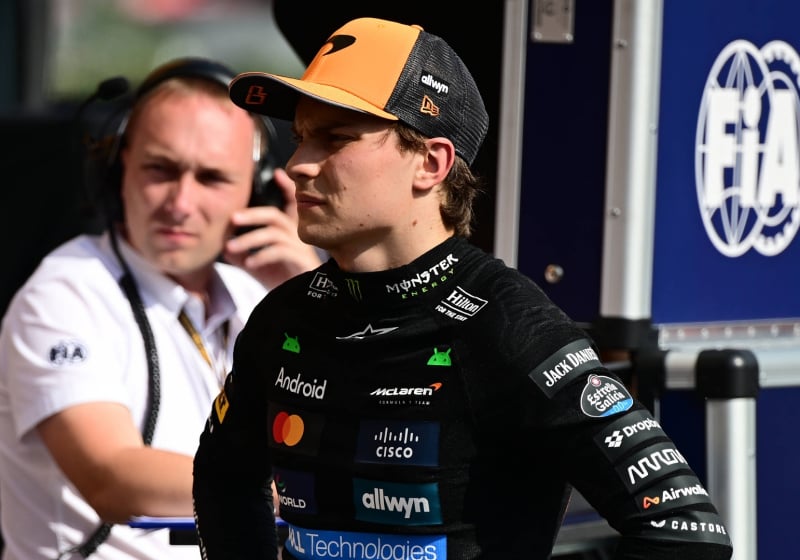 Oscar Piastri OUT as McLaren star crashes at Azerbaijan Grand Prix