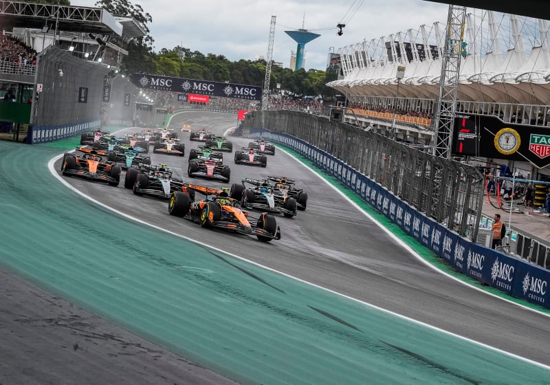 Start, sprint, Brazil GP, 2025