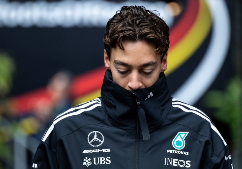 George Russell, Mercedes, Belgium, 2025