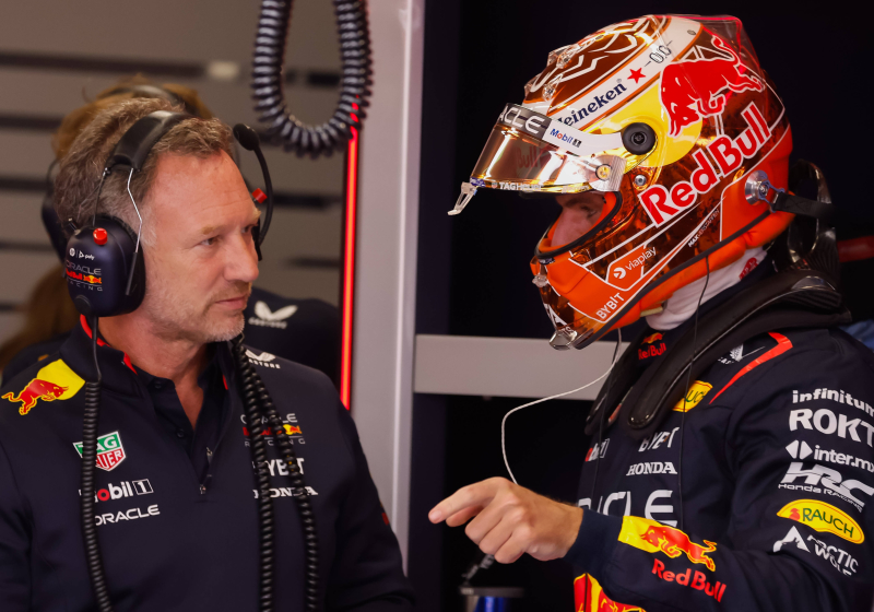Horner onthult gokje te hebben gewaagd met Verstappen: 'Hierom was hij langzaam'