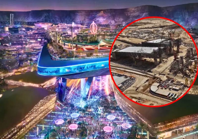 Saoedi-Arabië geeft update over constructie circuit met absurde 108 meter hoge bocht