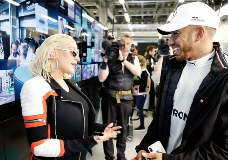 Is this Lewis Hamilton's musical debut?